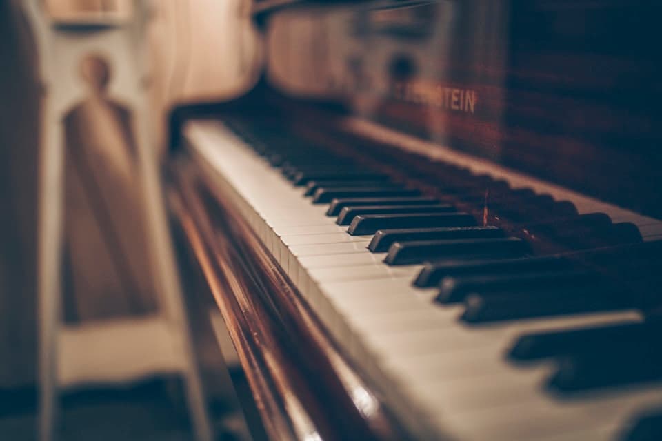 Piano utilisé lors des cours de chant gospel et jazz