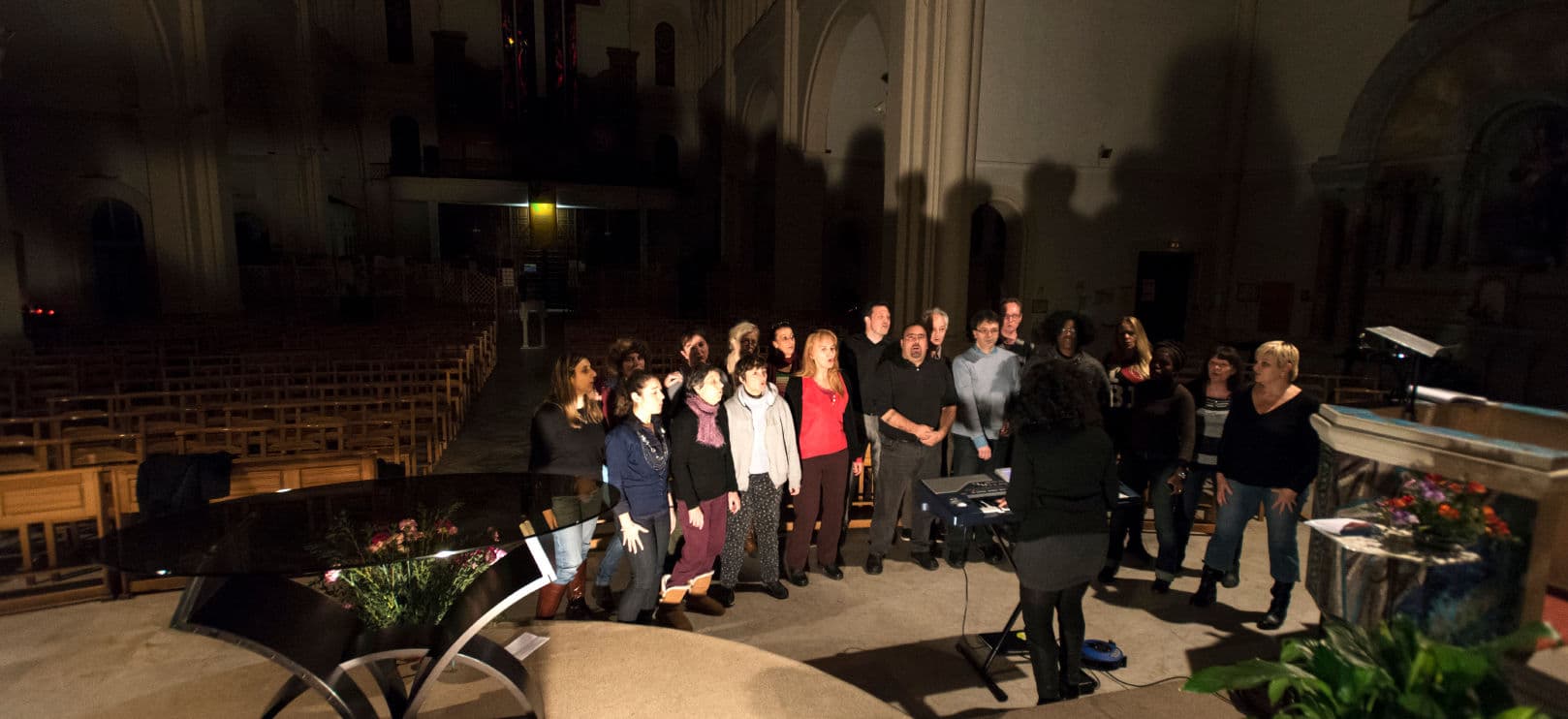 Répétitions gospel à Cannes